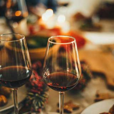 Degustation in der Vinothek - Festtagsweine