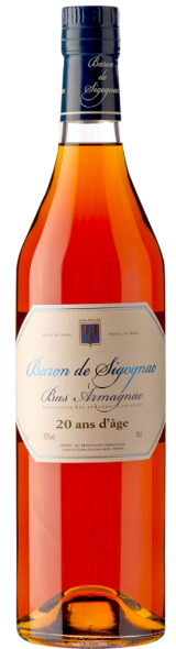 Armagnac Baron de Sigognac 20 ans