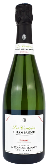 Champagne Brut Nature Les Contrées AOC, 7 cépages Champagne Brut Nature Les Contrées AOC, 7 cépages